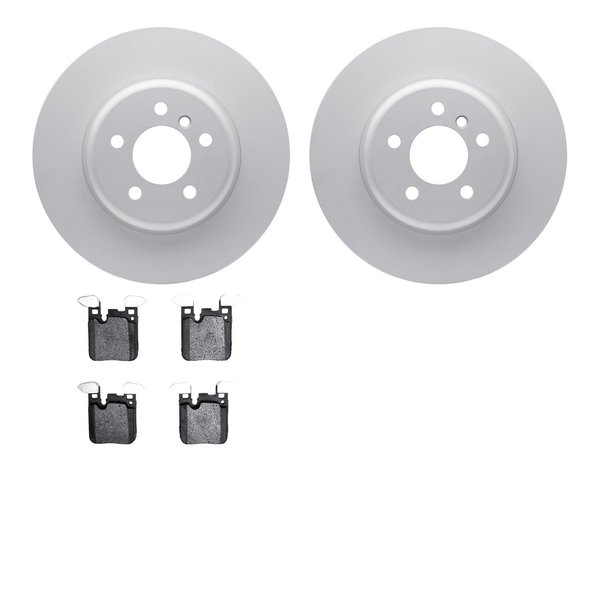 Dynamic Friction Co 4302-31091, Geospec Rotors with 3000 Series Ceramic Brake Pads, Silver 4302-31091